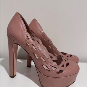 Valentino Garavani beige leather , Red Valentino , super comfortable, feminine